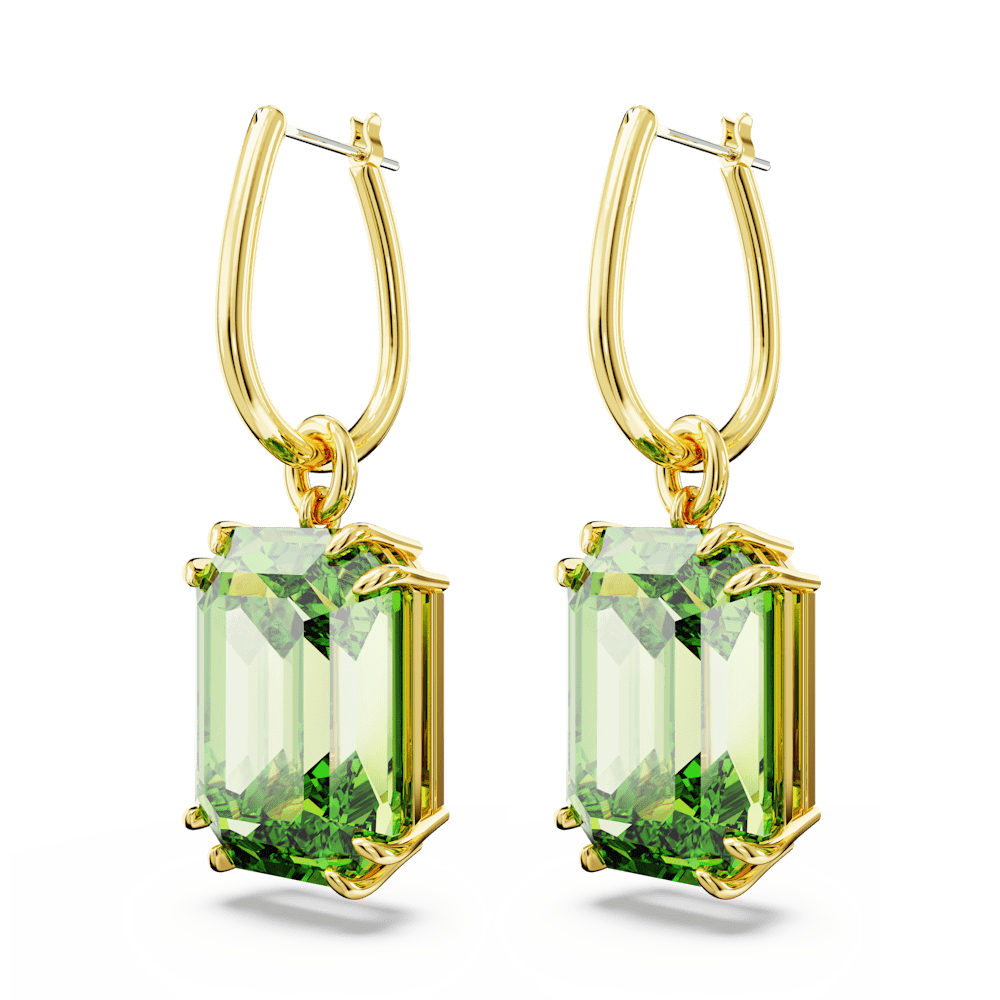 Orecchini Pendenti Swarovski Millenia Finitura oro 18 Kt