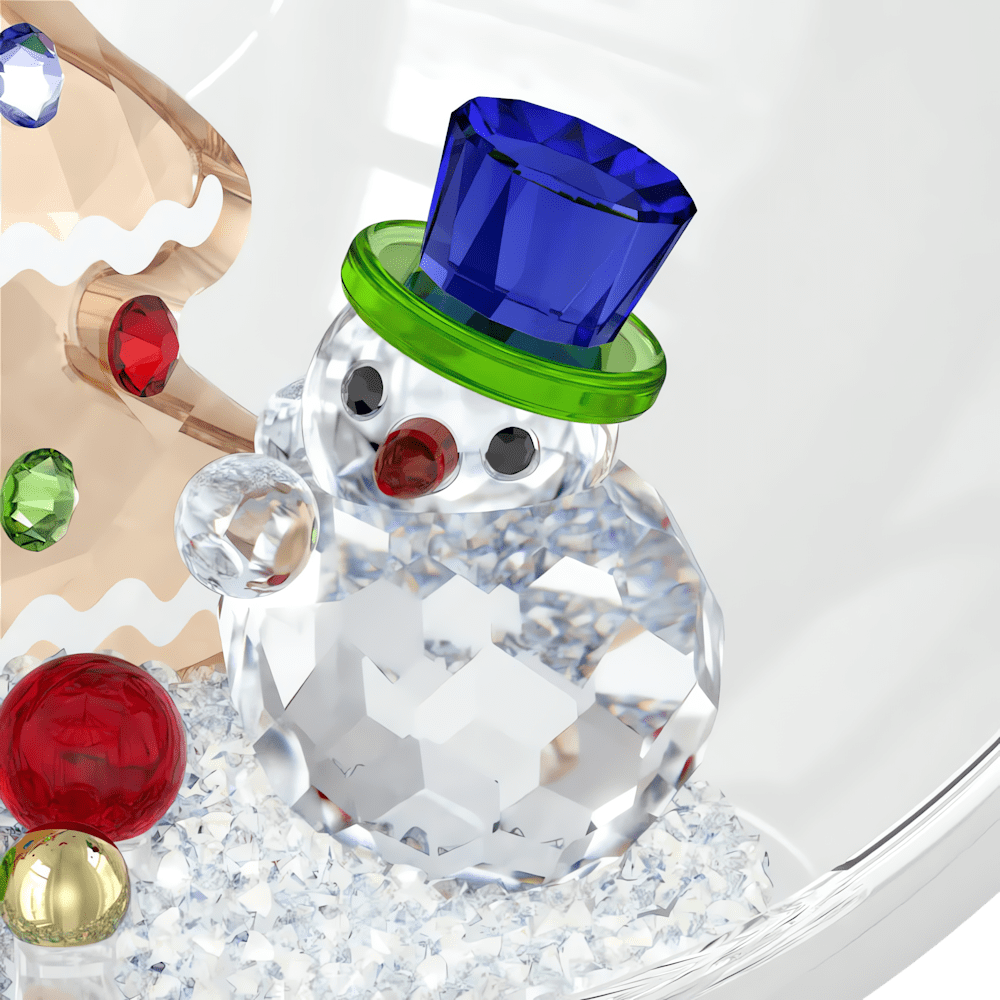 Decorazioni Natalizie Swarovski Holiday Cheers Pallina Albero e Pupazzo di Neve
