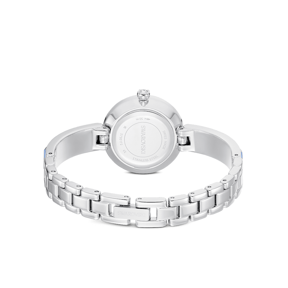 Orologio Swarovski Matrix bangle Bracciale in cristallo Blu Acciaio inossidabile