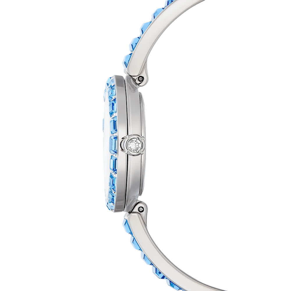 Orologio Swarovski Matrix bangle Bracciale in cristallo Blu Acciaio inossidabile