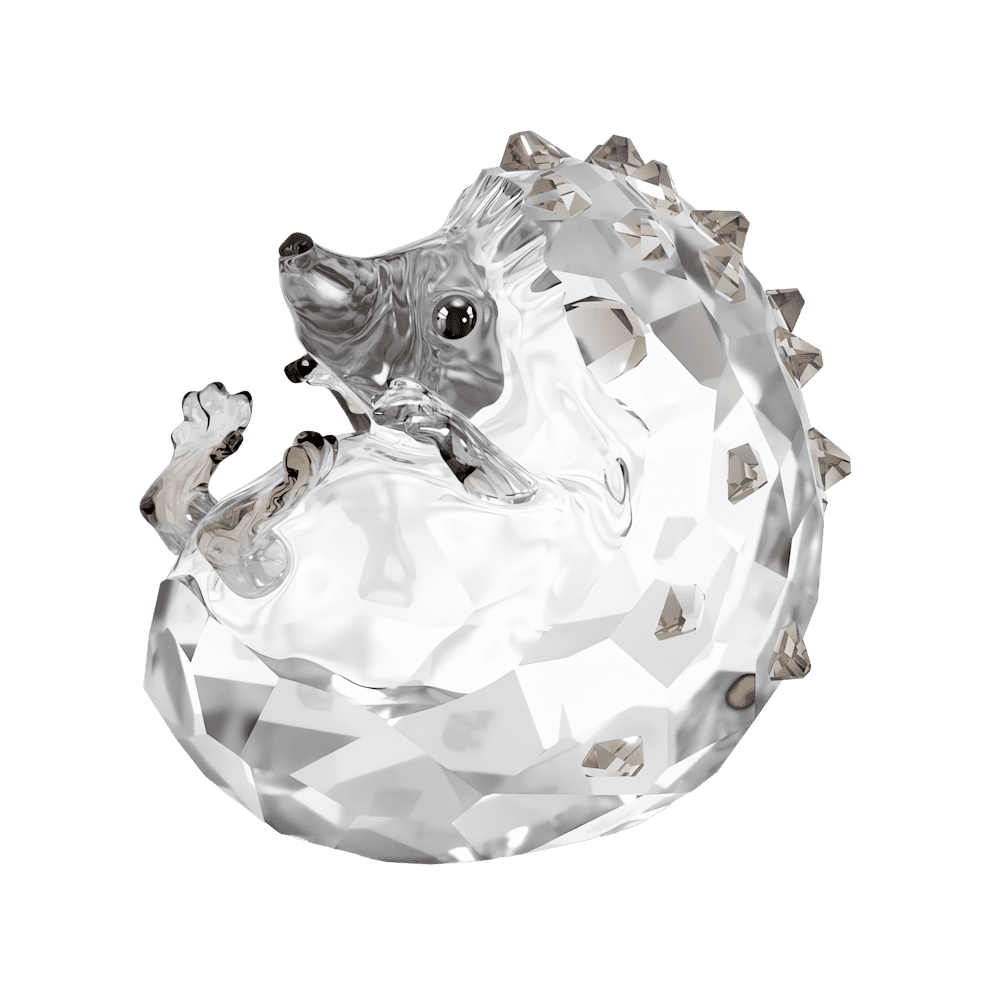 Oggettistica Swarovski Idyllia Riccio Bianco