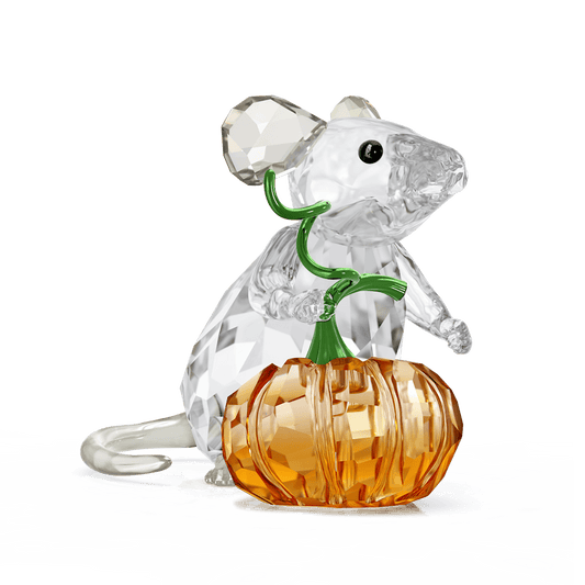 Oggettistica Swarovski Idyllia Topo e Zucca Multicolor