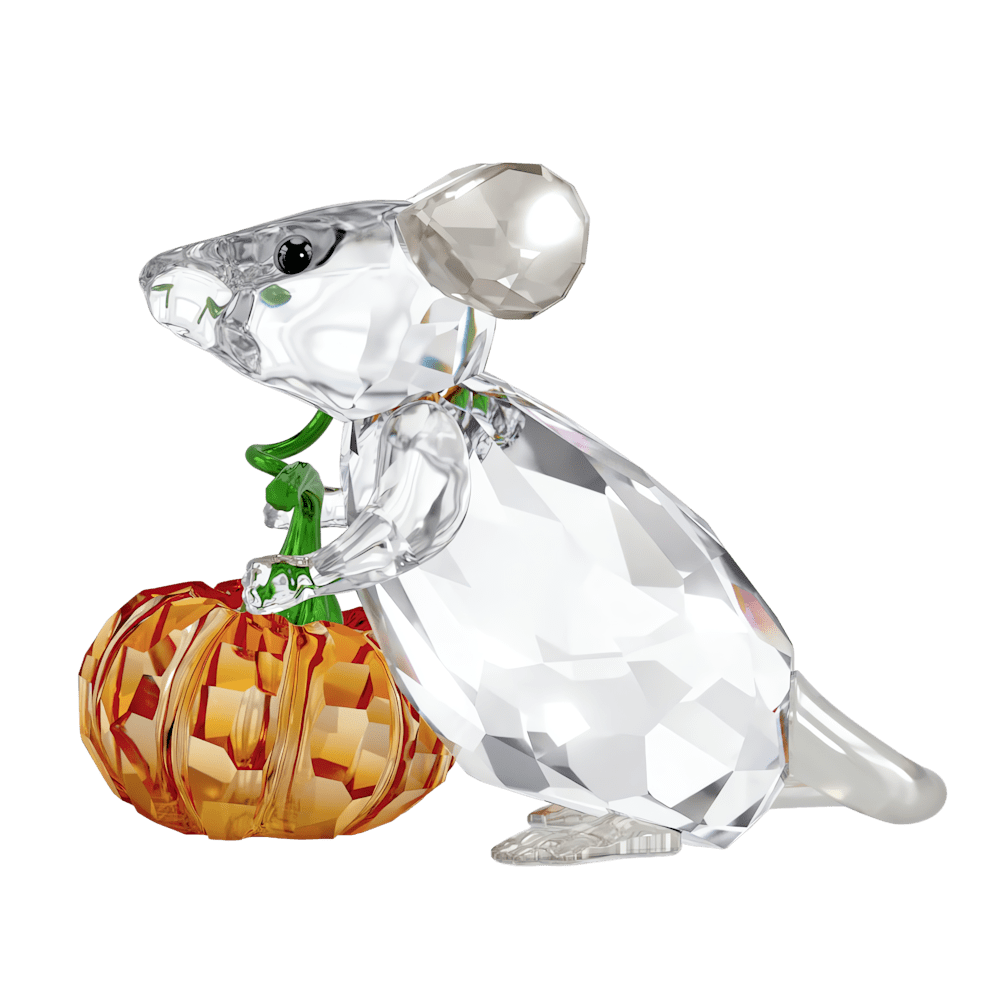Oggettistica Swarovski Idyllia Topo e Zucca Multicolor