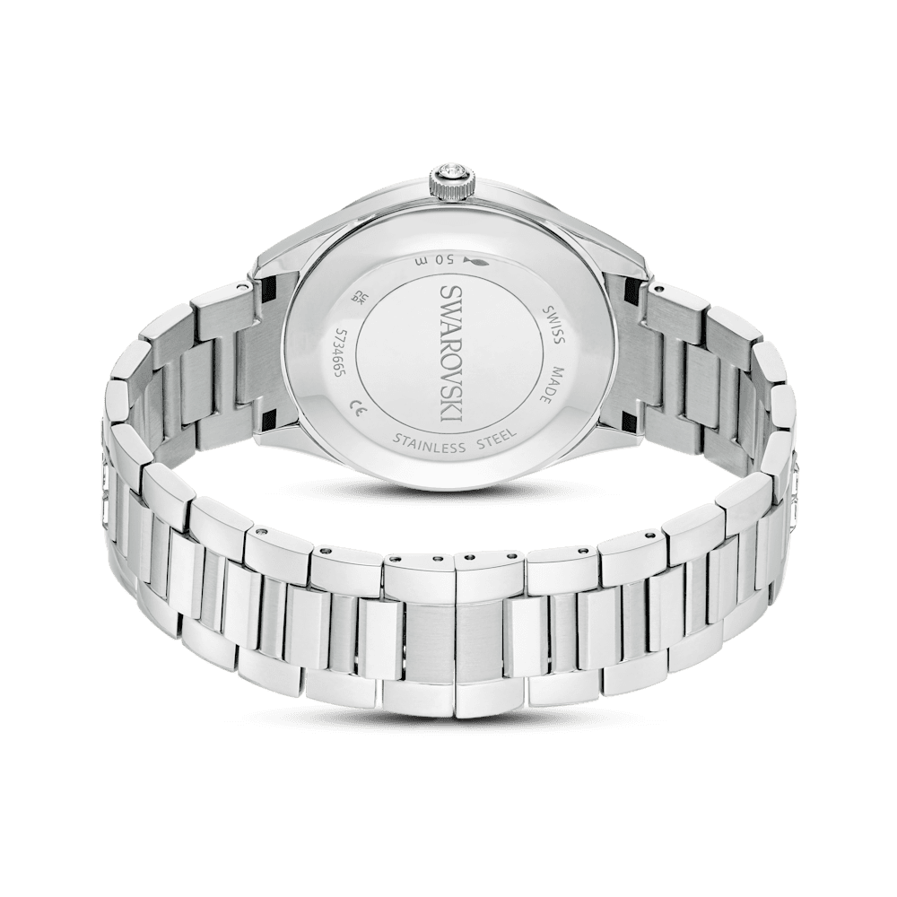 Orologio Swarovski Matrix Bracciale di metallo Tono argentato Acciaio inossidabile