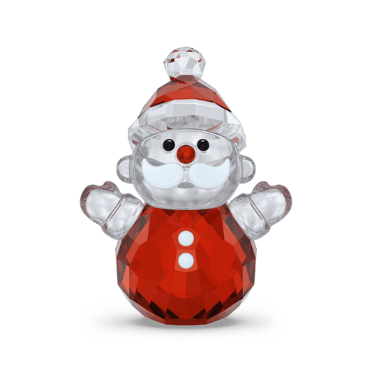 Decorazioni Natalizie Swarovski Holiday Cheers Babbo Natale Dondolino Rosso