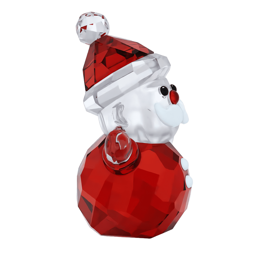 Decorazioni Natalizie Swarovski Holiday Cheers Babbo Natale Dondolino Rosso
