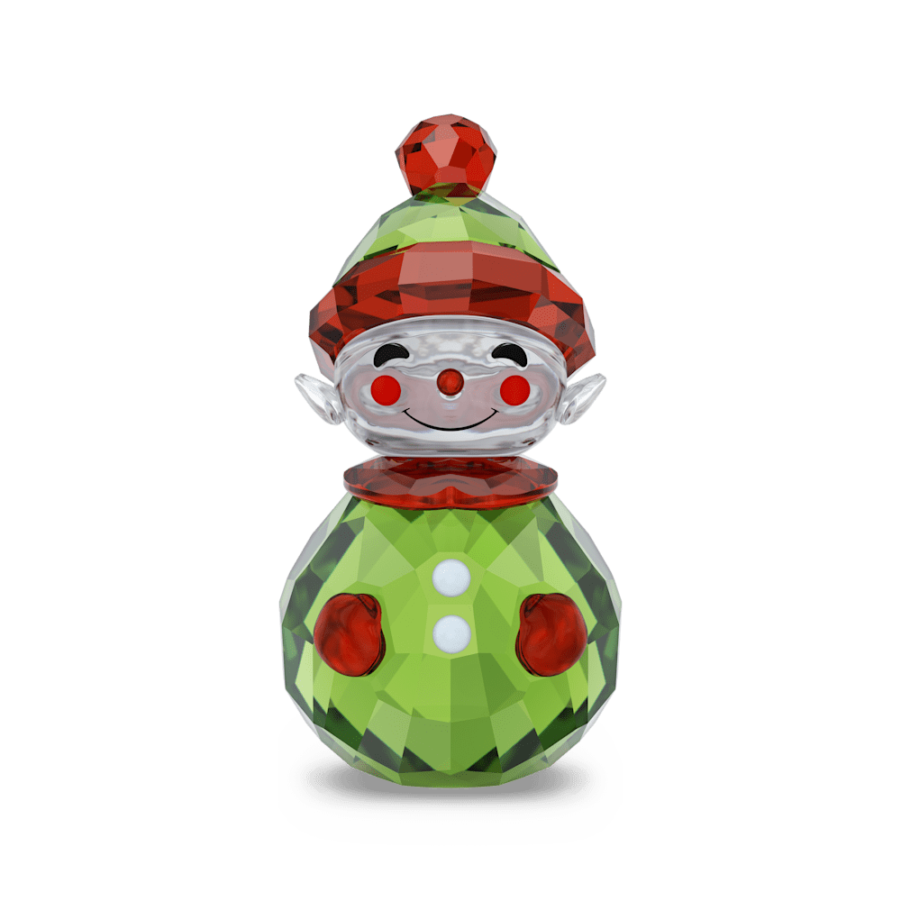 Decorazioni Natalizie Swarovski Holiday Cheers Elfo Dondolino Multicolor