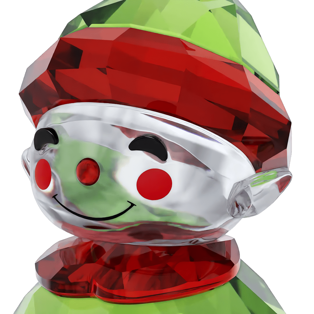 Decorazioni Natalizie Swarovski Holiday Cheers Elfo Dondolino Multicolor