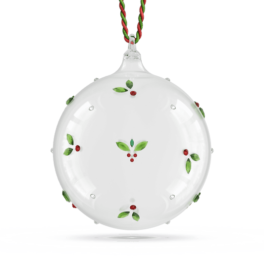 Decorazioni Natalizie Swarovski Holiday Cheers Pallina con Vischio Multicolor