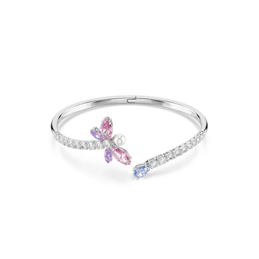 Bracciale Rigido Ariana Grande x Swarovski Libellula Multicolore Placcato rodio