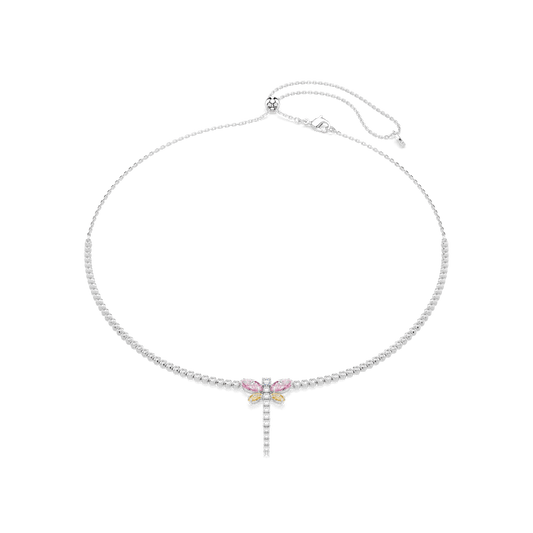 Collana a Y Ariana Grande x Swarovski Libellula Multicolore Placcato rodio