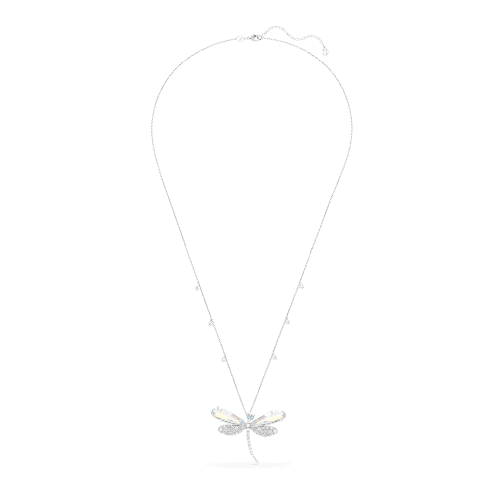 Pendente e Spilla Ariana Grande x Swarovski Crystal Pearl Libellula Placcato rodio