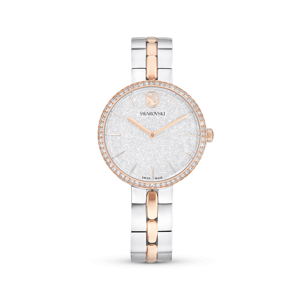 Orologio Swarovski Cosmopolitan, Bracciale di metallo, Tono argentato, Mix di finiture