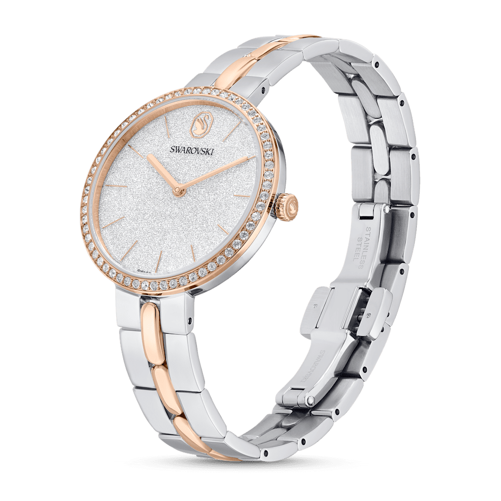 Orologio Swarovski Cosmopolitan, Bracciale di metallo, Tono argentato, Mix di finiture