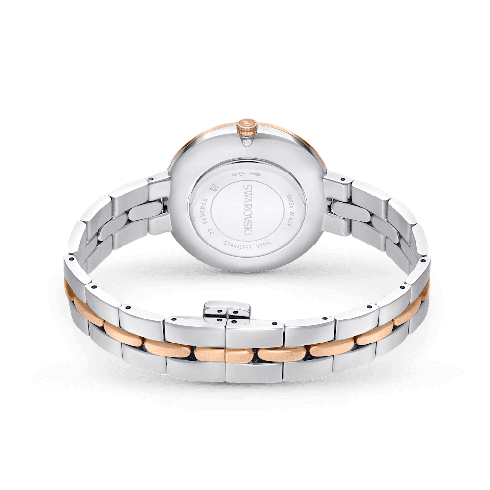 Orologio Swarovski Cosmopolitan, Bracciale di metallo, Tono argentato, Mix di finiture