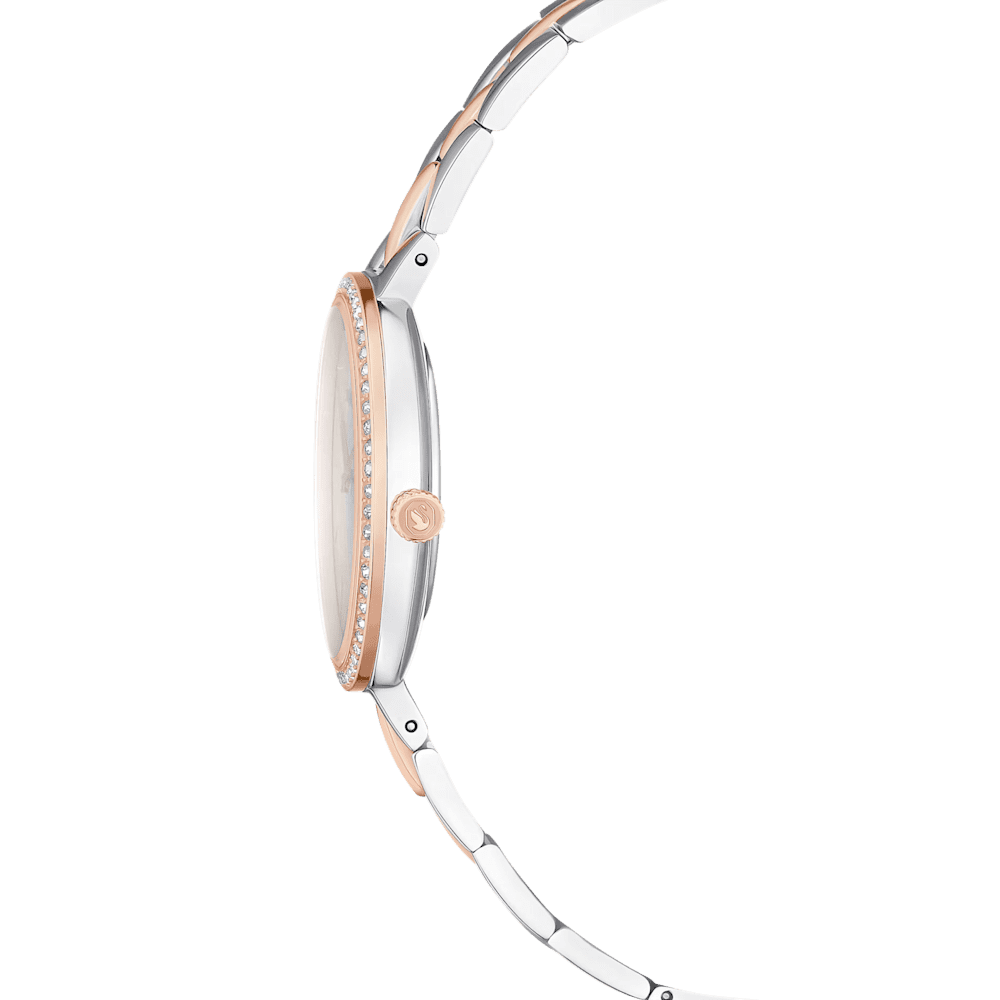 Orologio Swarovski Cosmopolitan, Bracciale di metallo, Tono argentato, Mix di finiture