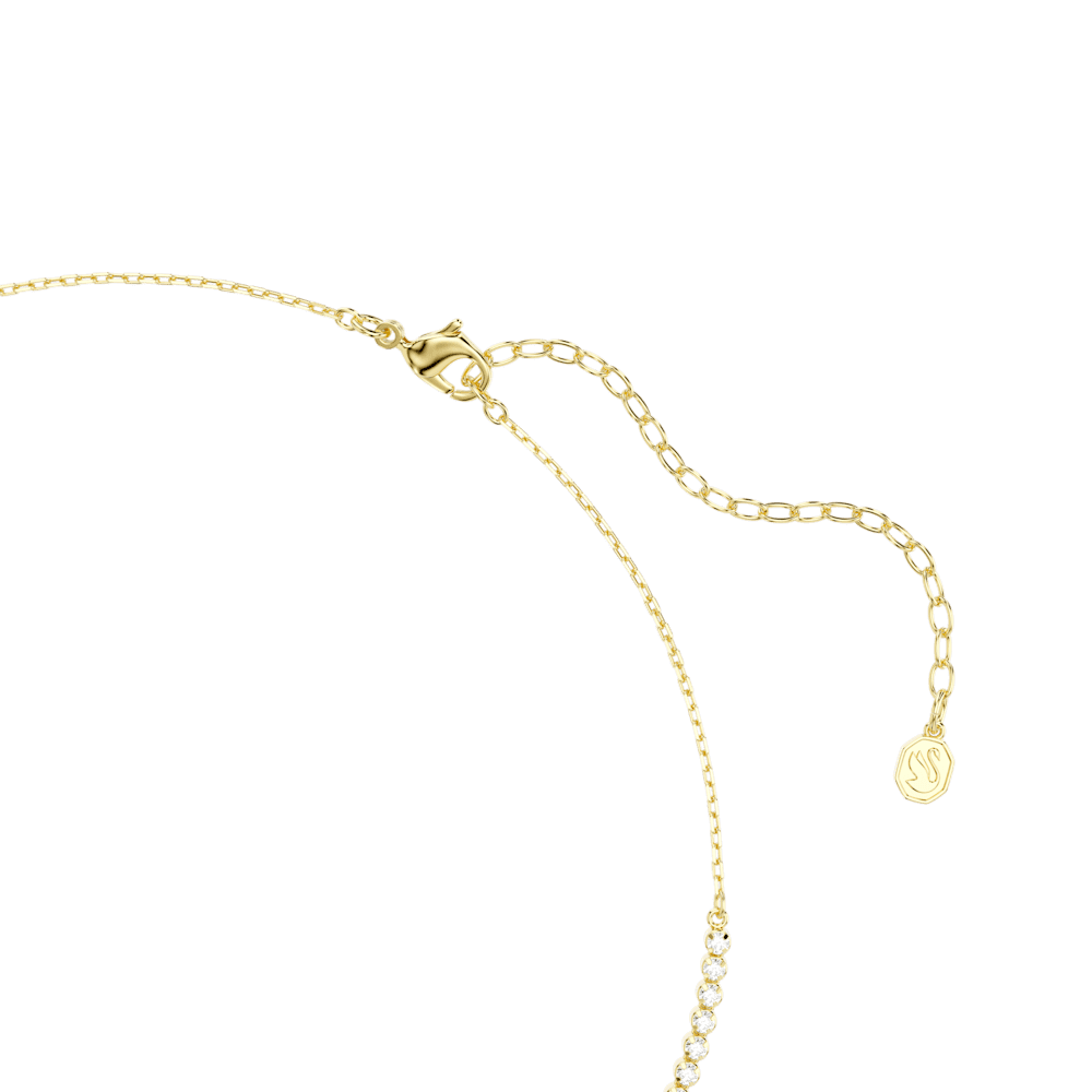 Collana Swarovski Mesmera Taglio misto Bianca Finitura oro 18 Kt