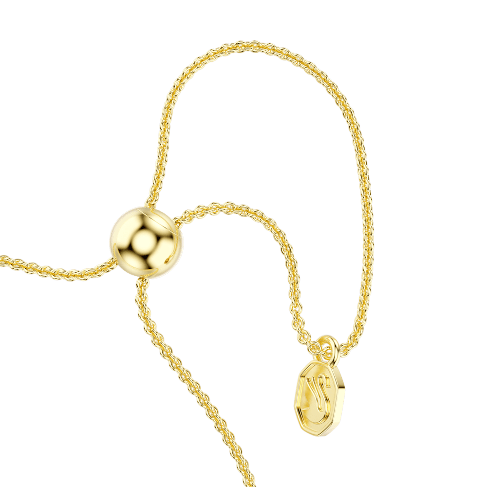 Bracciale Swarovski Mesmera Taglio misto Bianco Finitura oro 18 Kt