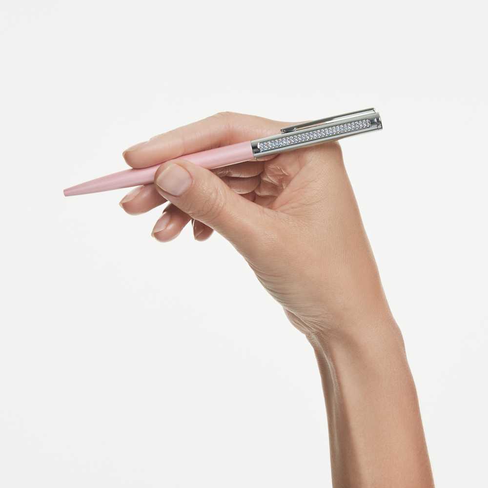 Penna a sfera Swarovski Matrix Tennis, Laccato rosa, cromato