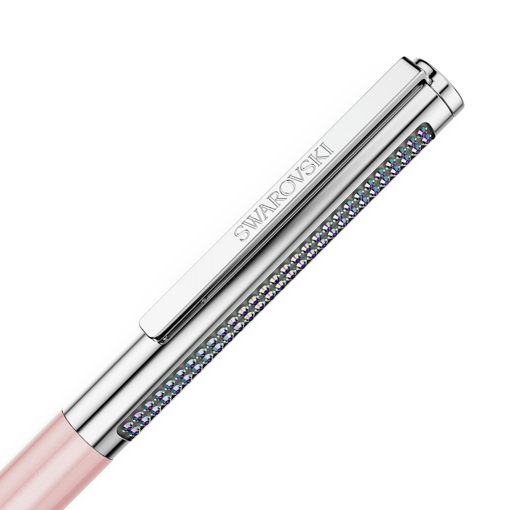 Penna a sfera Swarovski Matrix Tennis, Laccato rosa, cromato