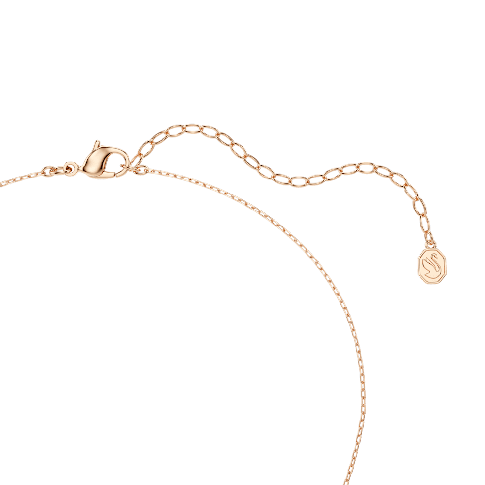 Collana Swarovski Mesmera Taglio misto Bianca Finitura Oro Rosa 18 Kt