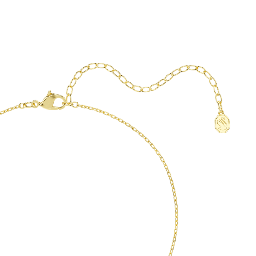 Collana a Y Swarovski Mesmera Taglio misto Bianco Finitura oro 18 Kt