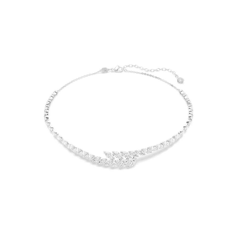 Collana Swarovski Mesmera All Around Taglio misto Bianca Placcato rodio
