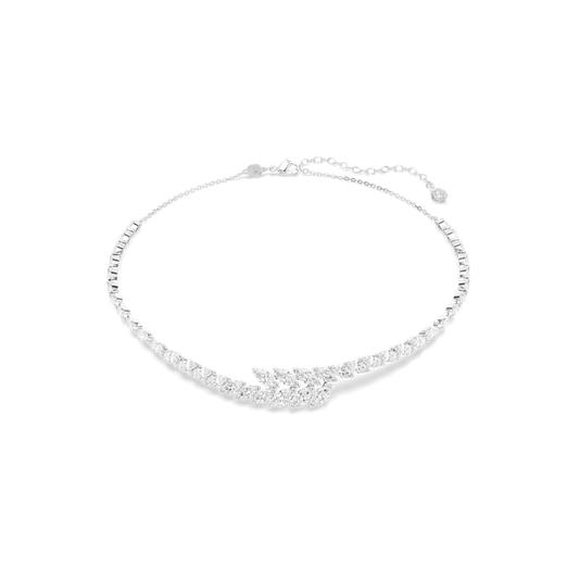 Collana Swarovski Mesmera All Around Taglio misto Bianca Placcato rodio