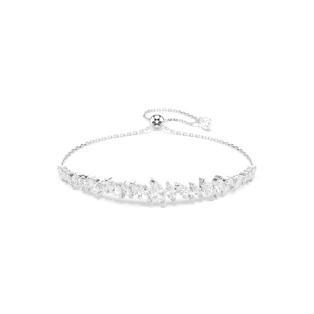 Bracciale Swarovski Mesmera Taglio Marquise Bianco Placcato Rodio