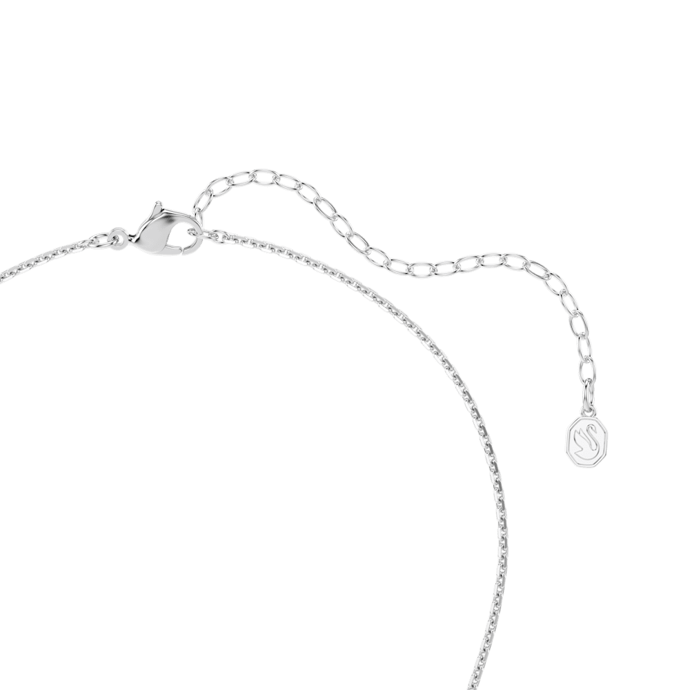 Set Ariana Grande x Swarovski Crystal Pearl Taglio Round Fiore, Bianco Placcato rodio