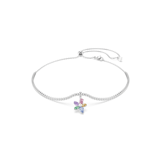 Girocollo Ariana Grande x Swarovski Fiore Multicolore Placcato rodio