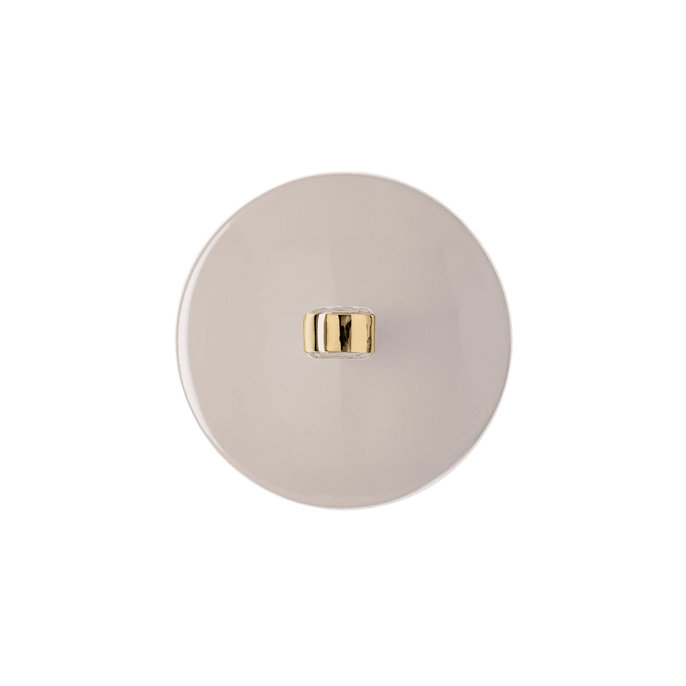 Oggettistica Swarovski Signum Marshmallow Mug con Coperchio, Porcellana, Beige e Bianco