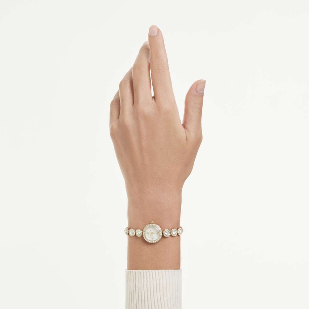 Orologio  Swarovski Una Angelic Bracciale Pvd Oro