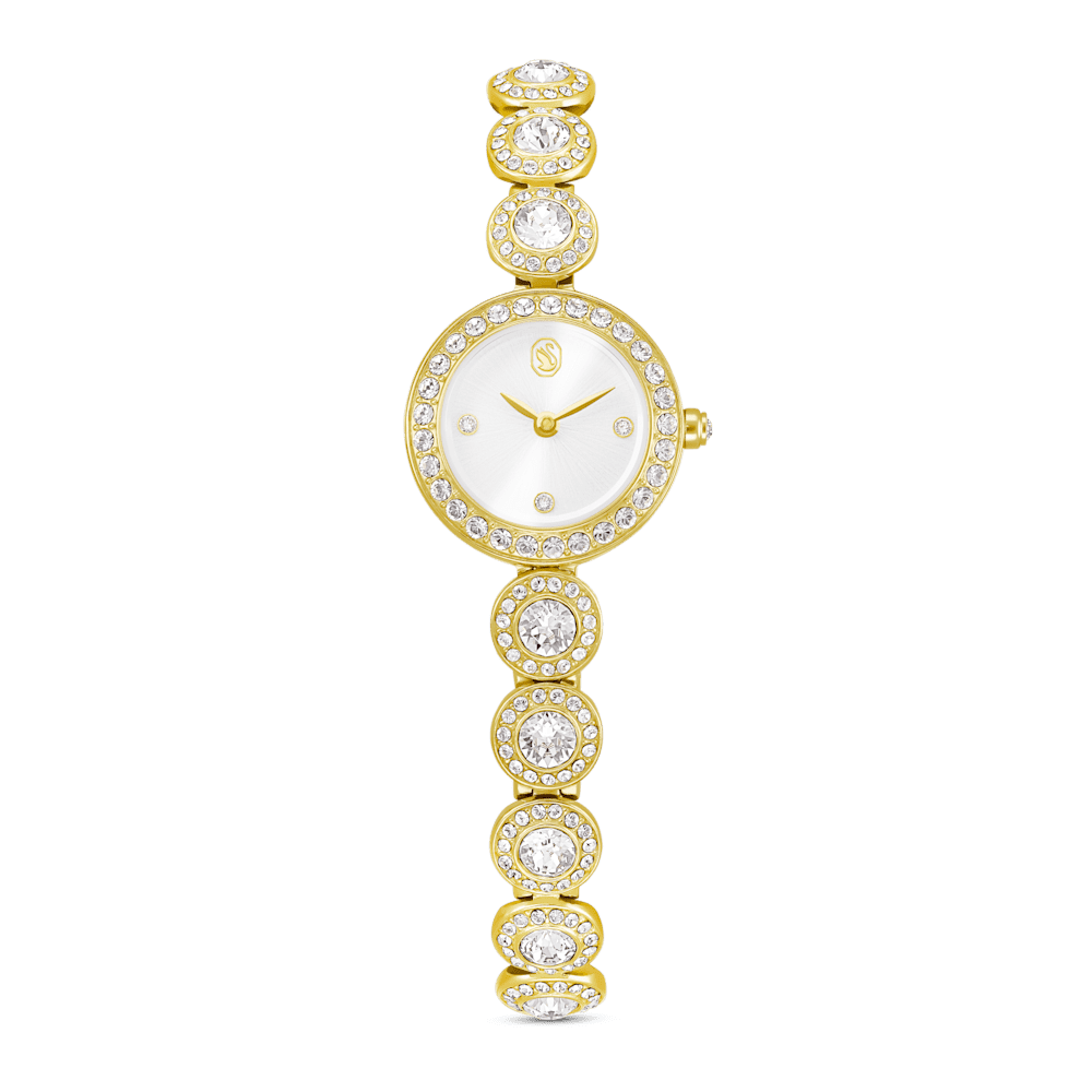 Orologio  Swarovski Una Angelic Bracciale Pvd Oro