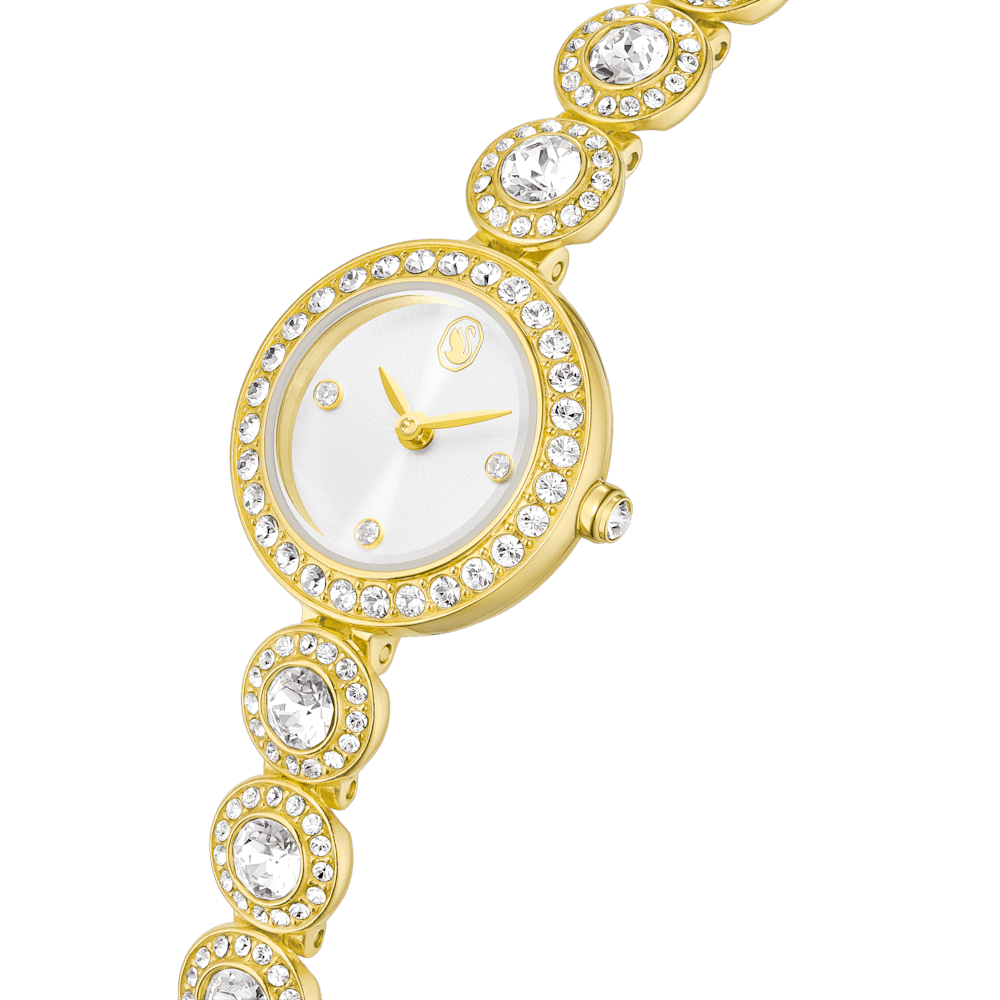 Orologio  Swarovski Una Angelic Bracciale Pvd Oro