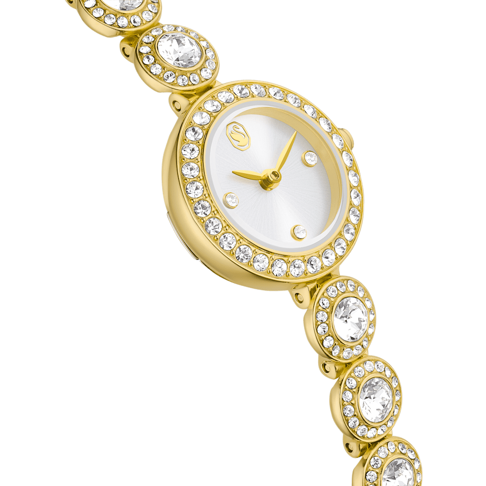 Orologio  Swarovski Una Angelic Bracciale Pvd Oro