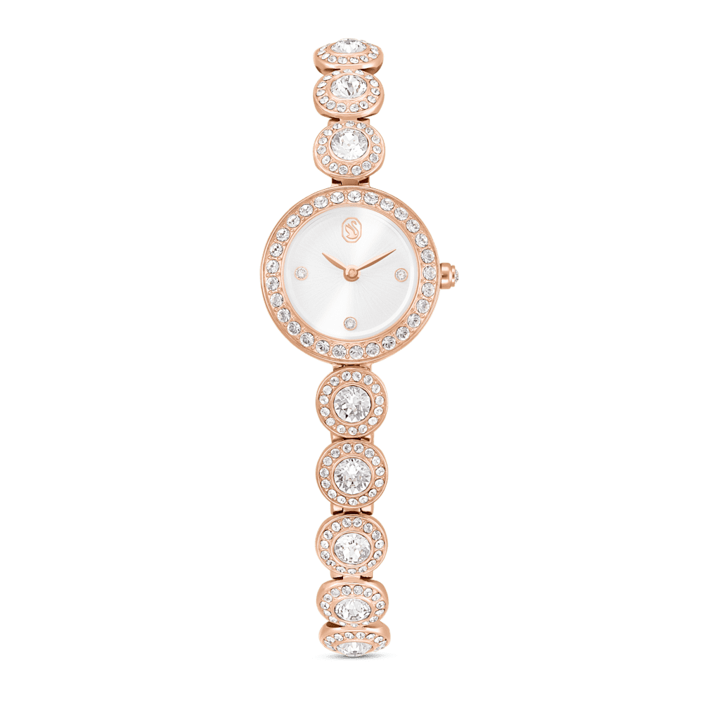 Orologio  Swarovski Una Angelic Bracciale Pvd Oro Rosa