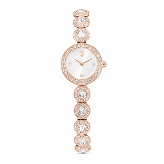 Orologio  Swarovski Una Angelic Bracciale Pvd Oro Rosa