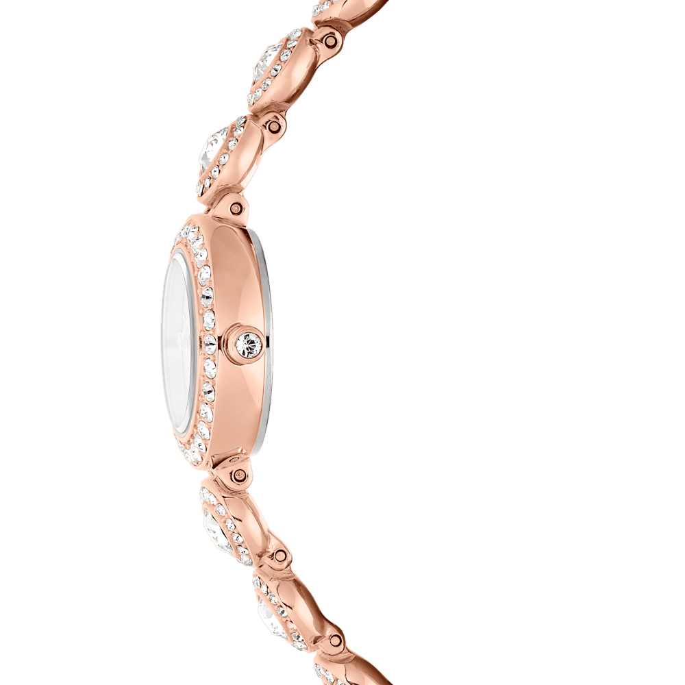 Orologio  Swarovski Una Angelic Bracciale Pvd Oro Rosa