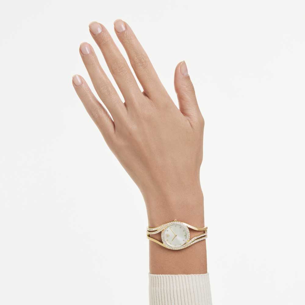 Orologio Swarovski Hyperbola bangle Bracciale di metallo Finitura Tono dorato