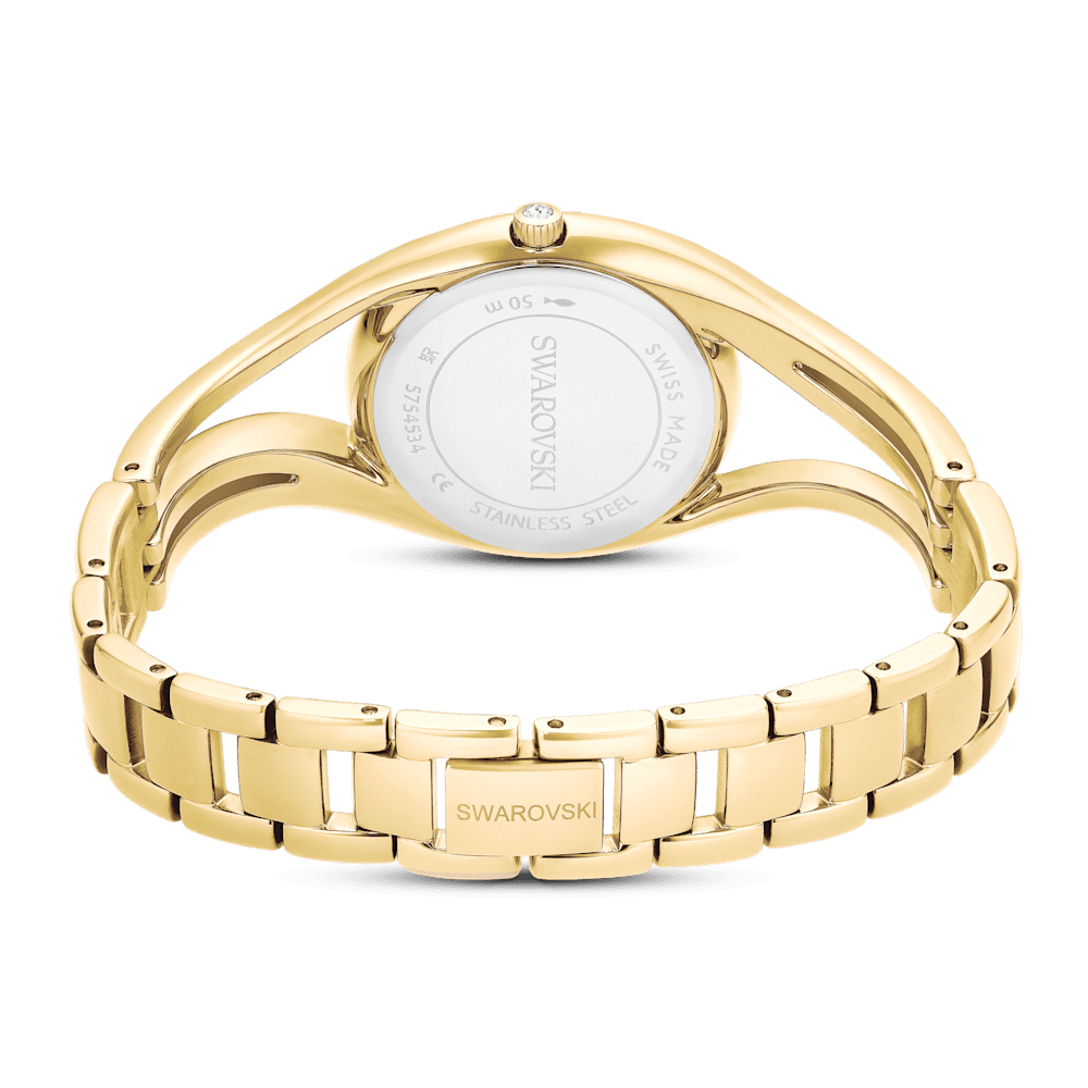 Orologio Swarovski Hyperbola bangle Bracciale di metallo Finitura Tono dorato