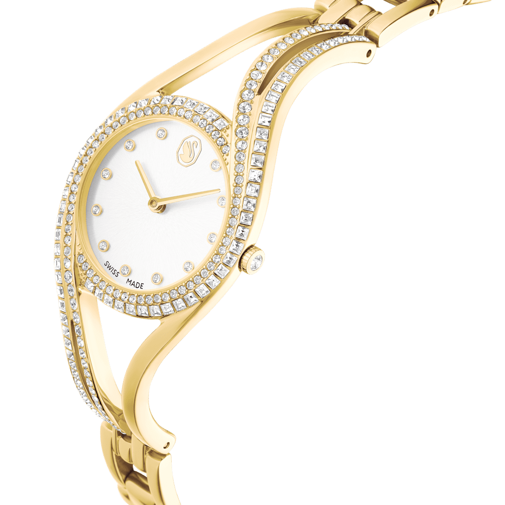 Orologio Swarovski Hyperbola bangle Bracciale di metallo Finitura Tono dorato