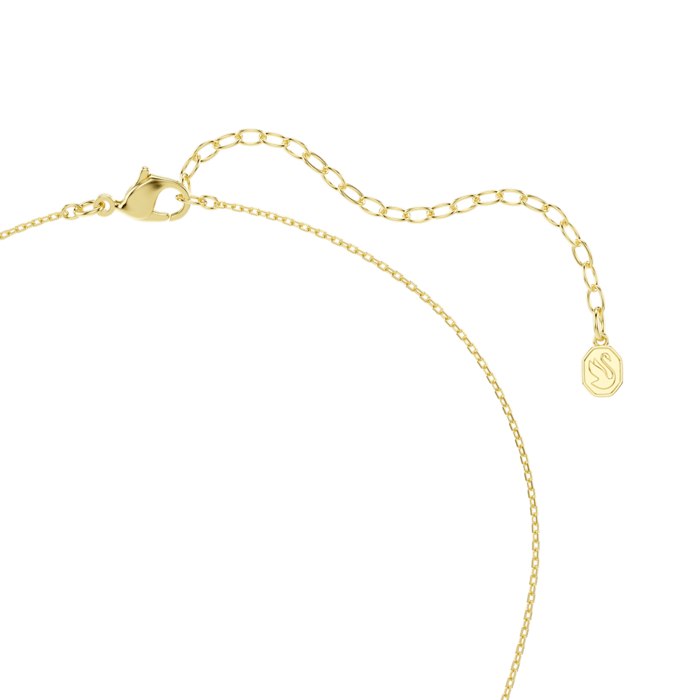 Collana Pendente Swarovski Sublima, Taglio Round, Stella, Bianco, Finitura oro 18K