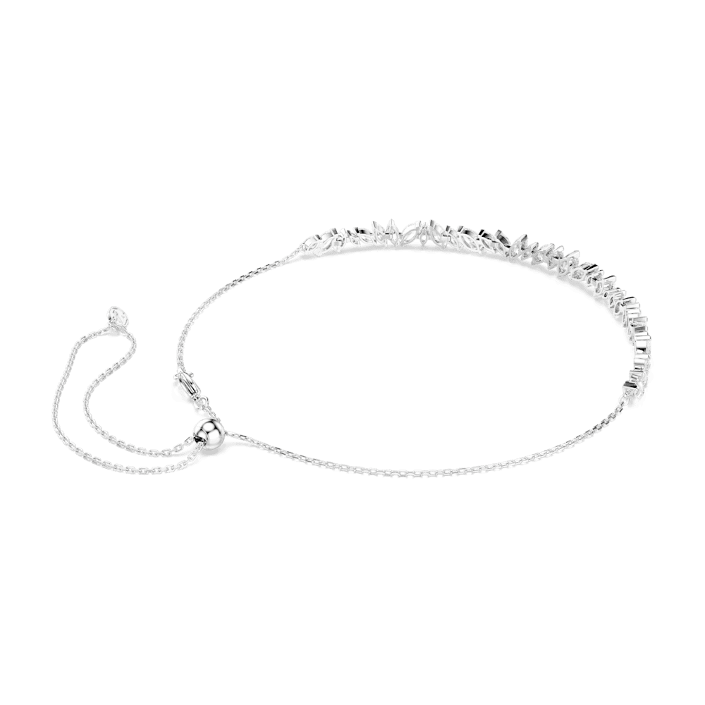Girocollo Swarovski Mesmera Taglio Marquise Bianco Placcato Rodio