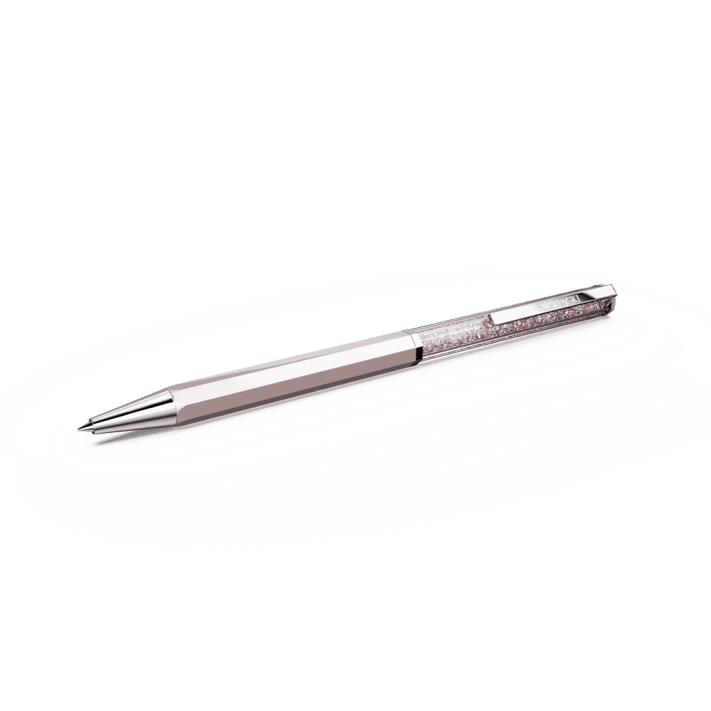Penna a sfera Swarovski Crystalline, Laccato rosa, cromato