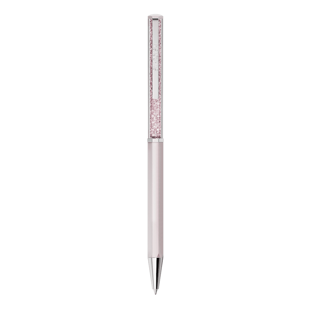 Penna a sfera Swarovski Crystalline, Laccato rosa, cromato