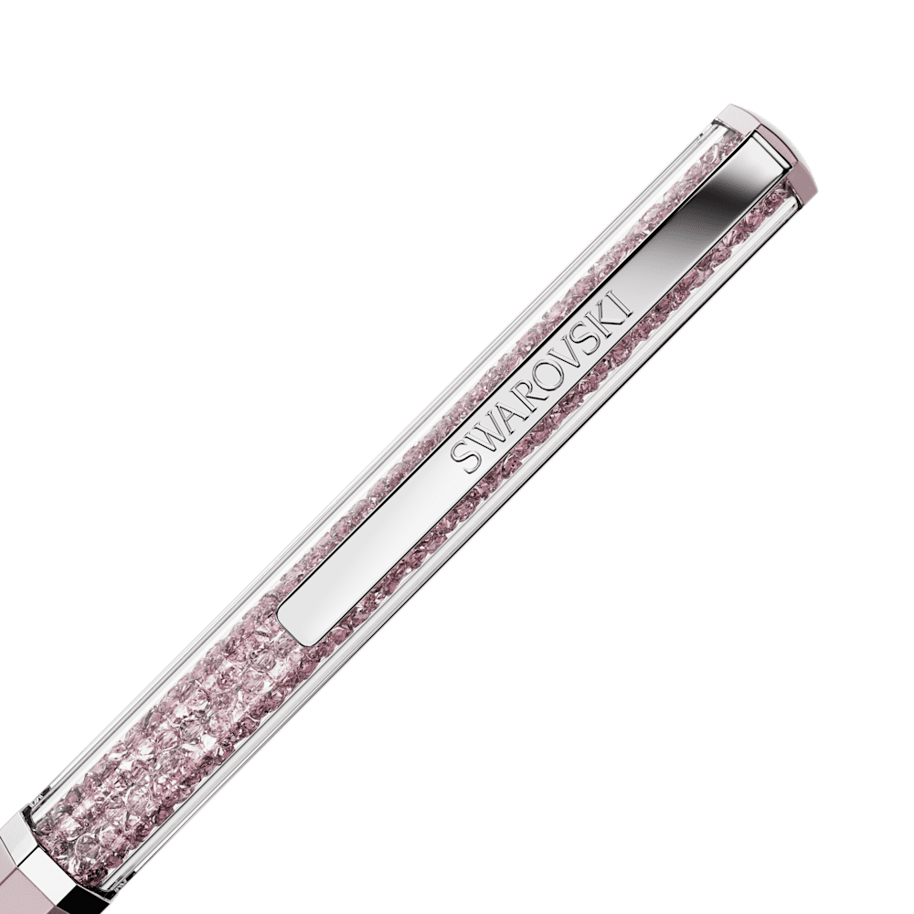 Penna a sfera Swarovski Crystalline, Laccato rosa, cromato