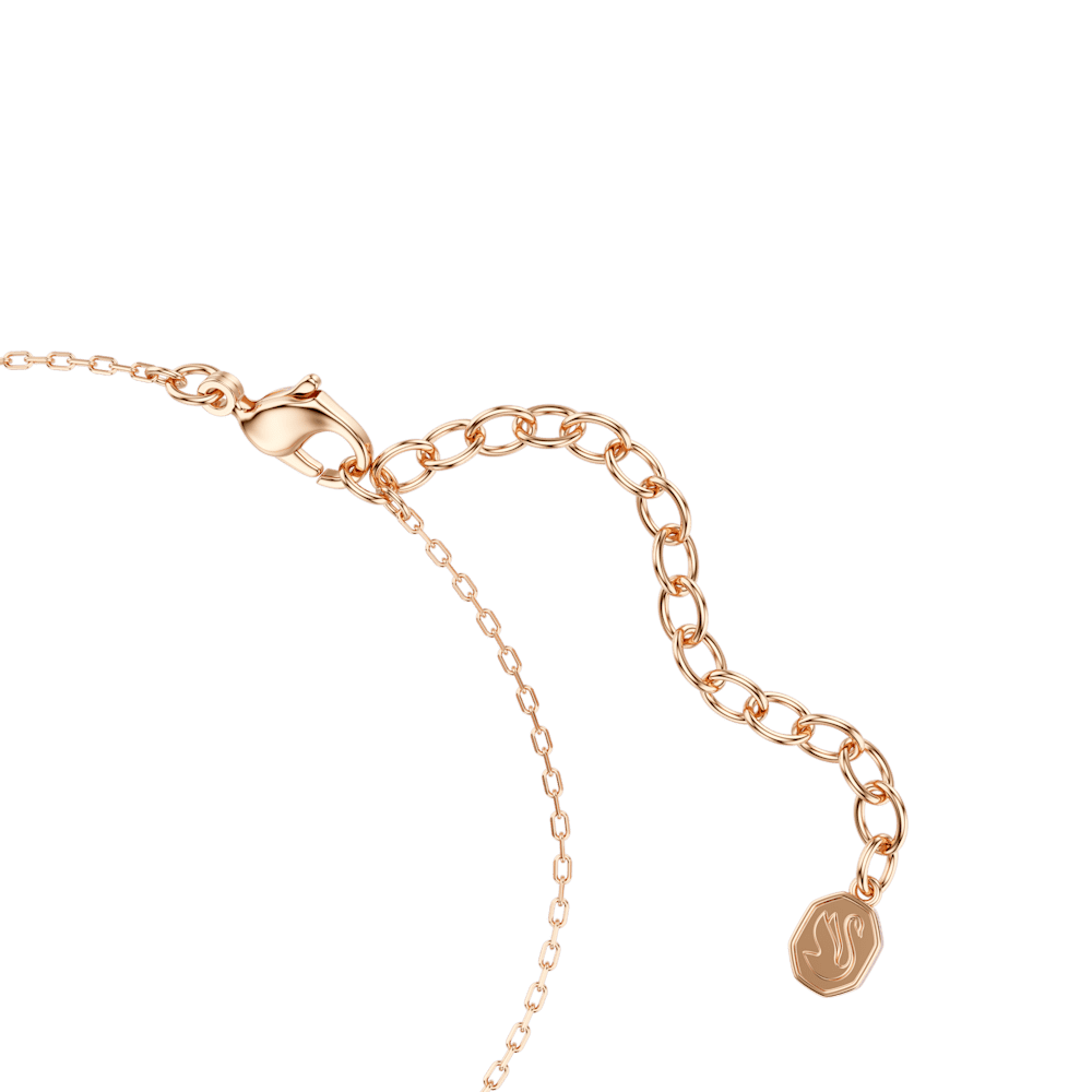 Braccialetto Swarovski Only, Taglio Round, Rosa, Finitura oro rosa 18K