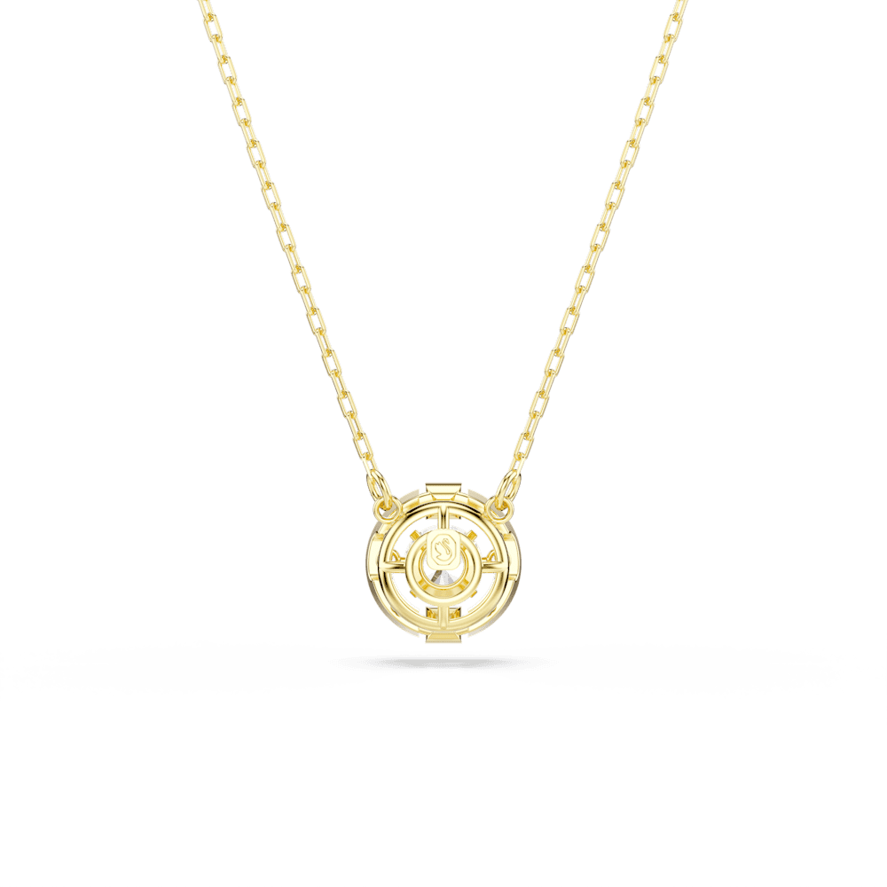 Collana con Pendente Swarovski Una Angelic, Taglio misto, Bianco, Finitura oro 18K