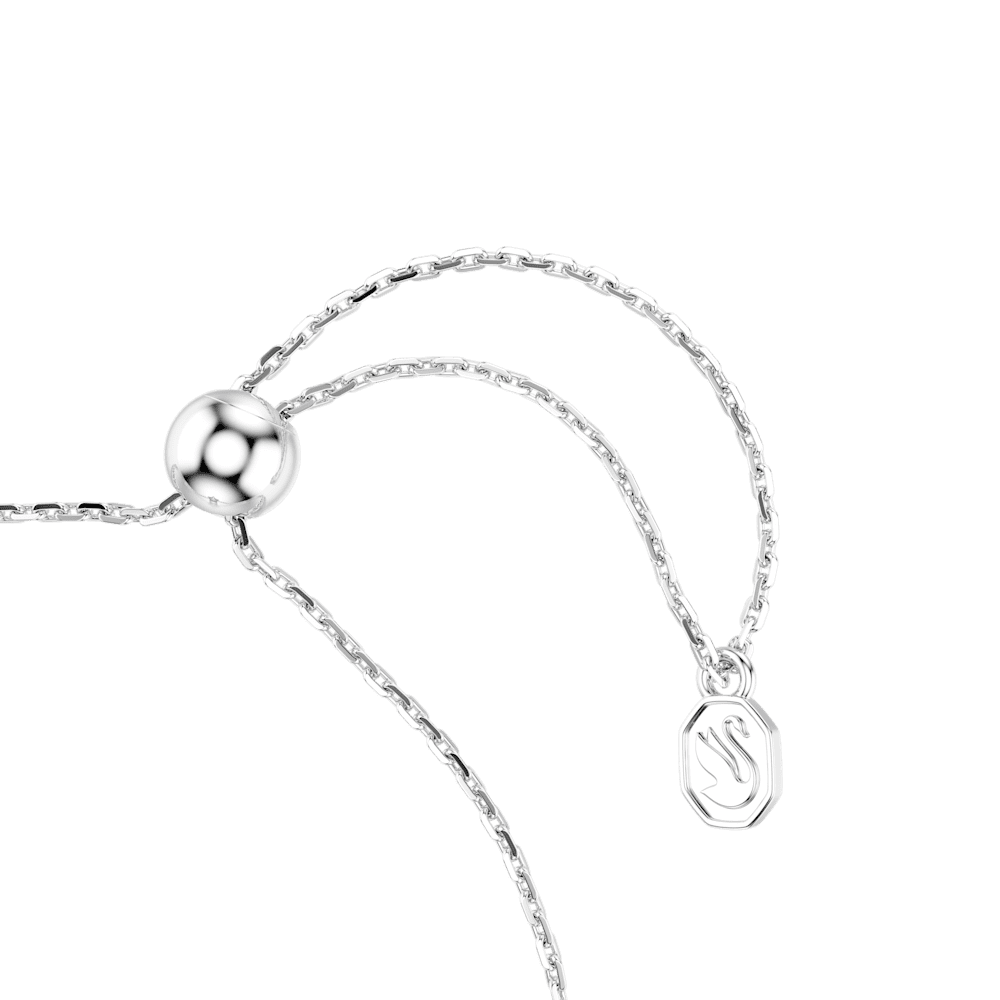 Braccialetto Swarovski  Sublima, Taglio Round, Stella, Bianco, Placcato rodio